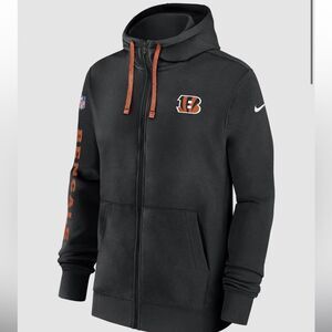 Nike & NFL Bengals Logo Collab Hooded Jacket XL